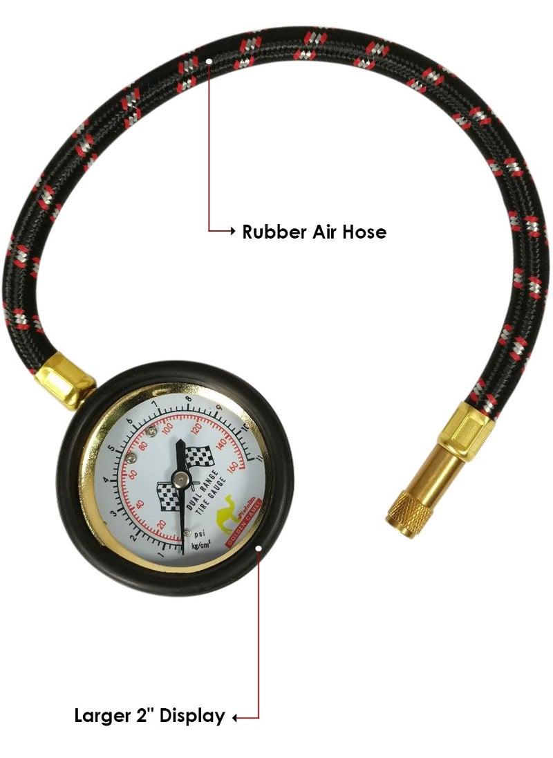 Pistol - Pistol  Golden Camel Tire Gauge With A-Hose Precision Meets Durability TG-0001 - Image 1
