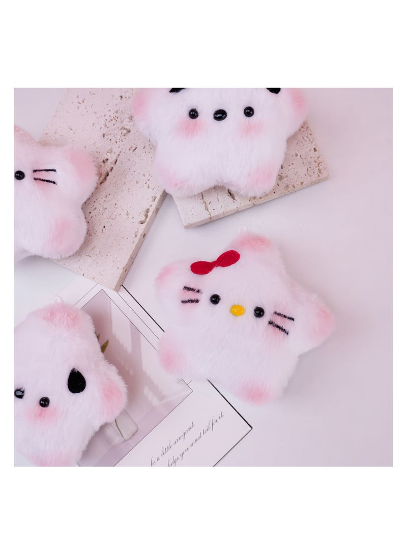 general hello Kitty Star Plush Toy Pendant Keychain - Women's Bag Pendants - Women's Gifts (4 Pcs) - Image 2