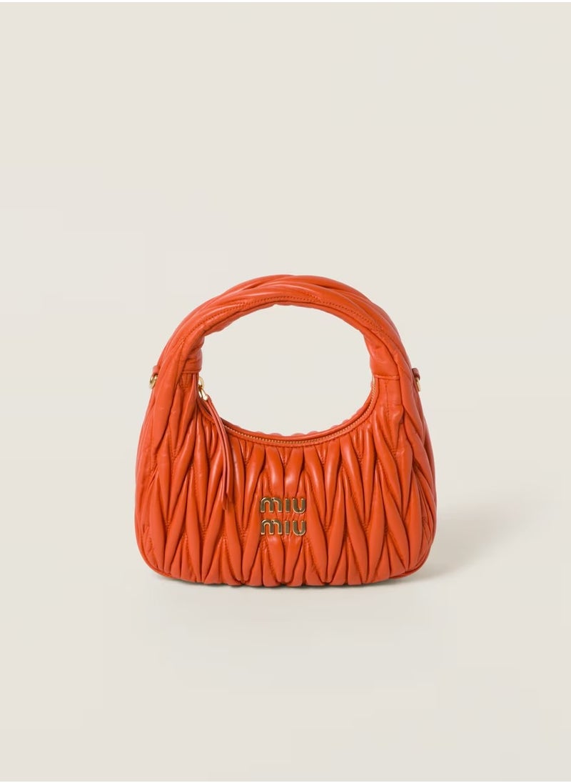 Miu Miu Wander nappa leather hobo Shoulder Bag  - Image 1