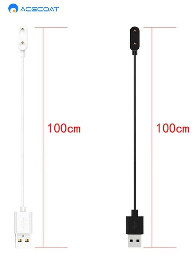ACECOAT Charger Compatible For Huawei Watch Fit 3/Huawei Watch Fit 2/Huawei Band 9/Huawei Band 8/Huawei Band 7/Huawei Band 6/Huawei Band 6 Pro/Honor Band 9/Honor Band 8/Honor Band 7/Honor Band 6/Honor Band 6 Pro,- Smart Watch Replacement Usb Charger Charging Cable 100cm - Image 2