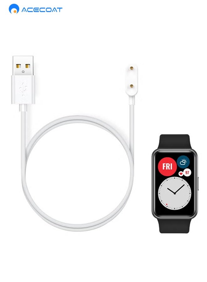 ACECOAT Charger Compatible For Huawei Watch Fit 3/Huawei Watch Fit 2/Huawei Band 9/Huawei Band 8/Huawei Band 7/Huawei Band 6/Huawei Band 6 Pro/Honor Band 9/Honor Band 8/Honor Band 7/Honor Band 6/Honor Band 6 Pro,- Smart Watch Replacement Usb Charger Charging Cable 100cm - Image 5
