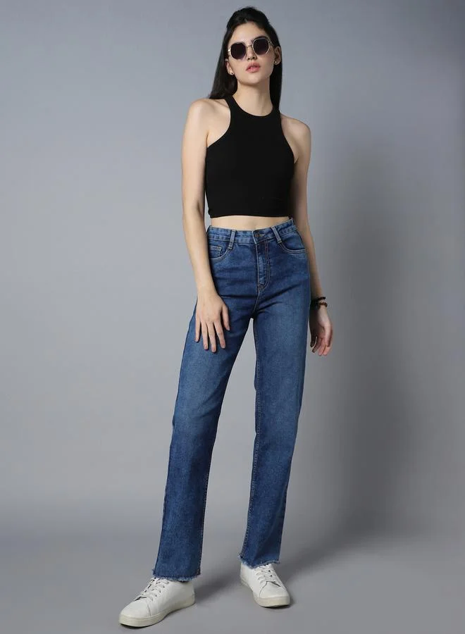 HIGH STAR HIGH STAR High Rise Regular Fit Jeans