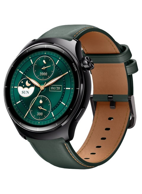 Mibro Lite 3 Pro Smart watch 1.32" AMOLED Display 10 Axis Motion Sensor Bluetooth Calling GPS 150+ Sport Modes 5ATM Water Resistant Heart Rate Monitoring 15 Days Battery Life Smartwatch(green)