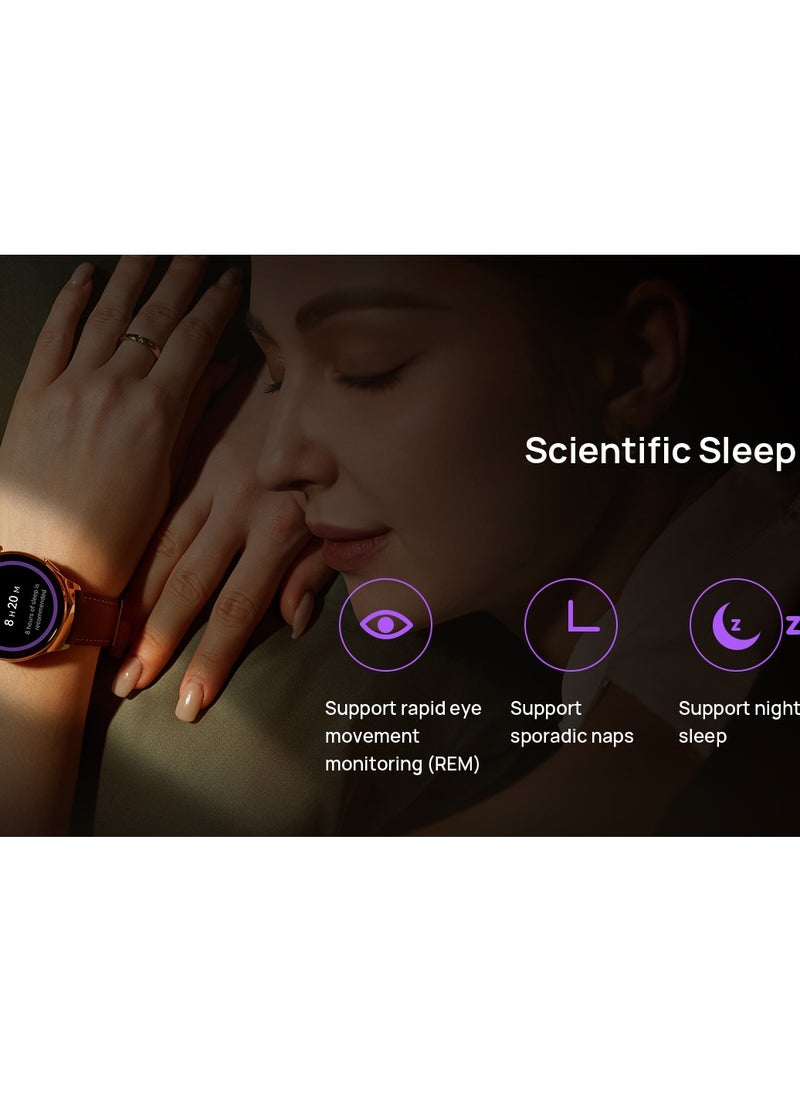 Mibro - Mibro Lite 3 Pro Smart watch 1.32" AMOLED Display 10 Axis Motion Sensor Bluetooth Calling GPS 150+ Sport Modes 5ATM Water Resistant Heart Rate Monitoring 15 Days Battery Life Smartwatch(green) - Image 1