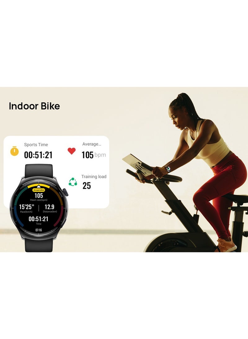 Mibro - Mibro Lite 3 Pro Smart watch 1.32" AMOLED Display 10 Axis Motion Sensor Bluetooth Calling GPS 150+ Sport Modes 5ATM Water Resistant Heart Rate Monitoring 15 Days Battery Life Smartwatch(green) - Image 1