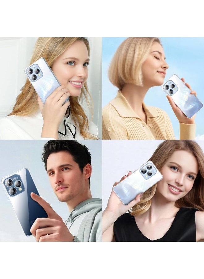 Case for OPPO Reno 15, Slim Crystal Clear Anti-Scratch Bumper Cover Flexible Soft TPU Anti-Fall Reinforced Corner Shockproof Transparent Case for Reno 15 - Image 4