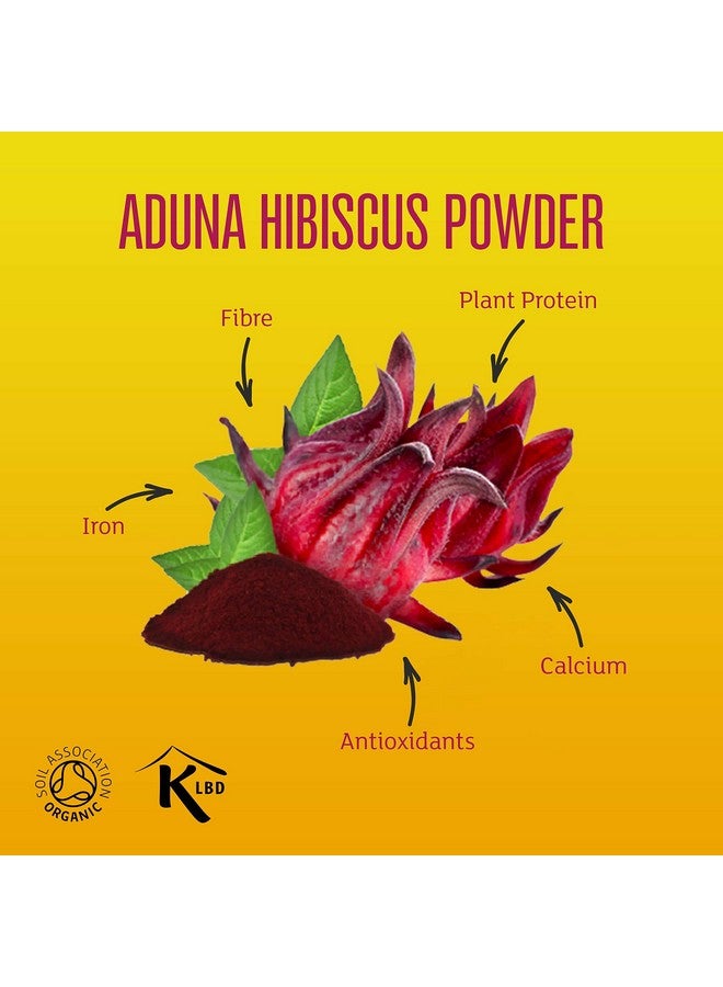 Aduna Hibiscus Powder ; Certified Usda Organic Hibiscus ; 100% Natural Nongmo Flower Powder For Hair Skin & Gut Health ; 9.7Oz Resealable And Recyclable Pouch - Image 4