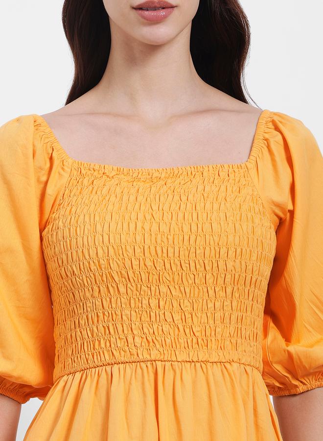 Styli Square Neck Tiered Midi Dress - Image 3