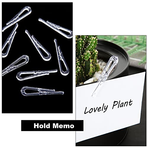 ZOEYES 2000Pcs U Shape Plastic Alligator Clips, 1.5”Transparent Plastic Clothespins, Clear Shirt Clips with Teeth for Shirts Fabric Folding Ties Socks Pants Hold Garments in Place - Image 4