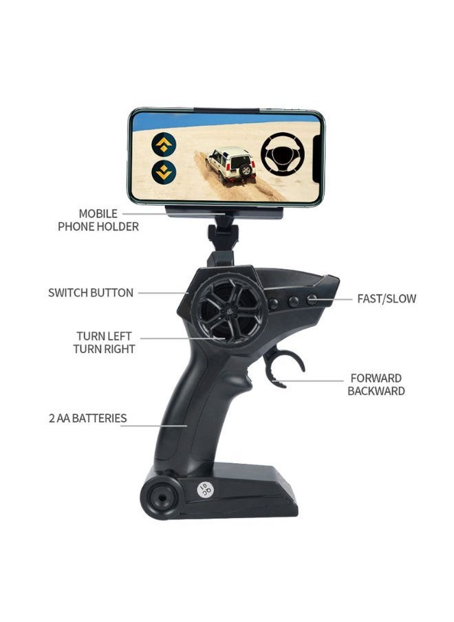 null - Fpv Remote Control Car | 2.4G RC Rechargeable Remote Control Racing Car | RC Car With 1080p Hd Fpv WiFi Camera Dual Voice conversation | Wireless  Dual Control With Remote & Phone | Rc truck crawler - Image 1