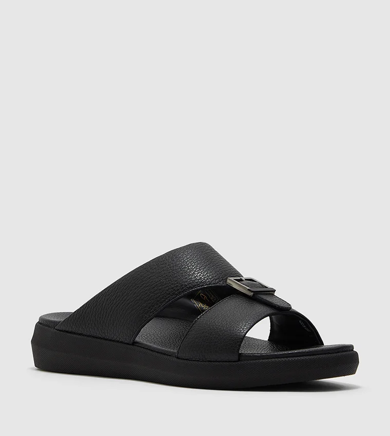 ستيف مادن 2015-107 Black Men's Comfort Sandals