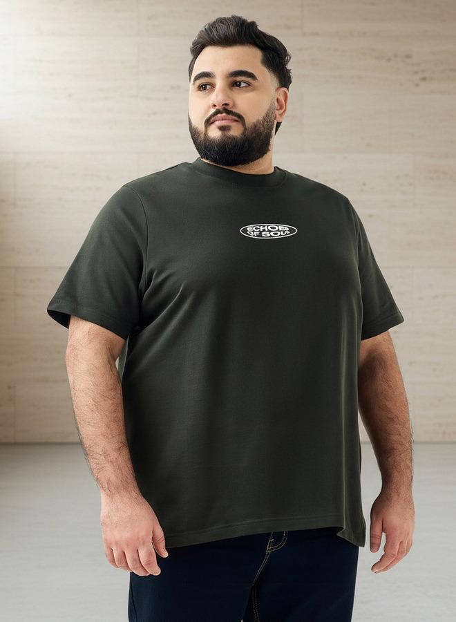 Maxim Men Regular Fit Crew Neck Short Sleeves Printed T shirt - Image 1