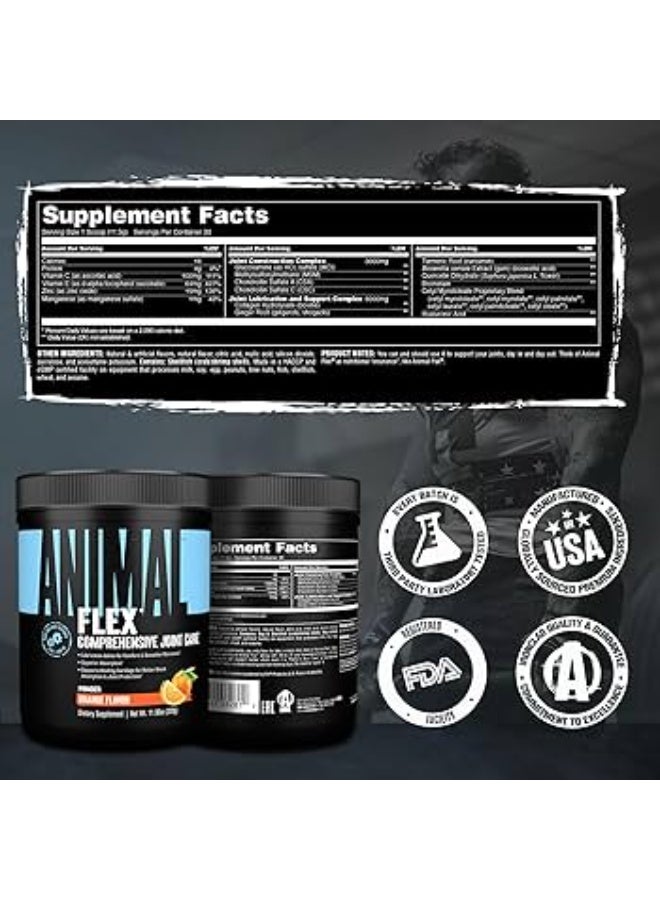 يونيفرسال نيوتريشن مسحوق أنيمال فليكس بنكهة البرتقال - تركيبة متطورة لدعم المفاصل وتحسين الحركة (30 حصة، 339 غرام) - Image 3