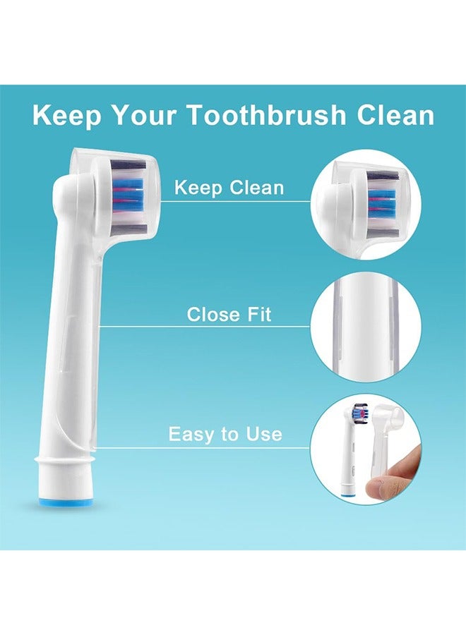 6-Piece Toothbrush Protective Cover Compatible with Oral B, Reusable Electric Toothbrush Heads Cover Replacement Brush Heads Cover Caps to Keep Dust Away, for Travel Camping Family School - Image 3