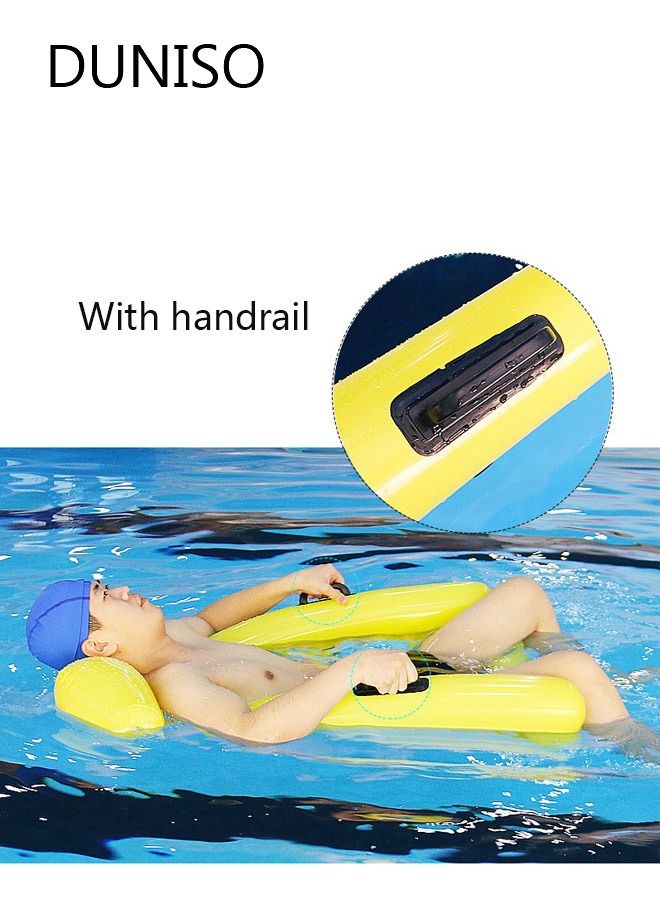 DUNISO Pool Floats Raft Inflatable Fabric Pool Float with Headrest Large Water Inflatable Pool Float for Swimming Pool with Pump Summer Swimming Pool Toys Party Supplies - Image 5