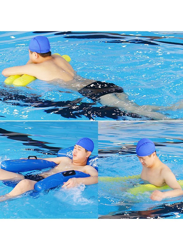 DUNISO Pool Floats Raft Inflatable Fabric Pool Float with Headrest Large Water Inflatable Pool Float for Swimming Pool with Pump Summer Swimming Pool Toys Party Supplies - Image 2