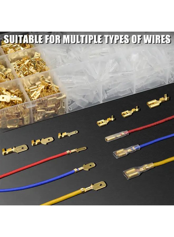 BOX SN 58B 300PCS Crimp Tool Kit with Non Insulated Terminals for Electrical Work - Image 5