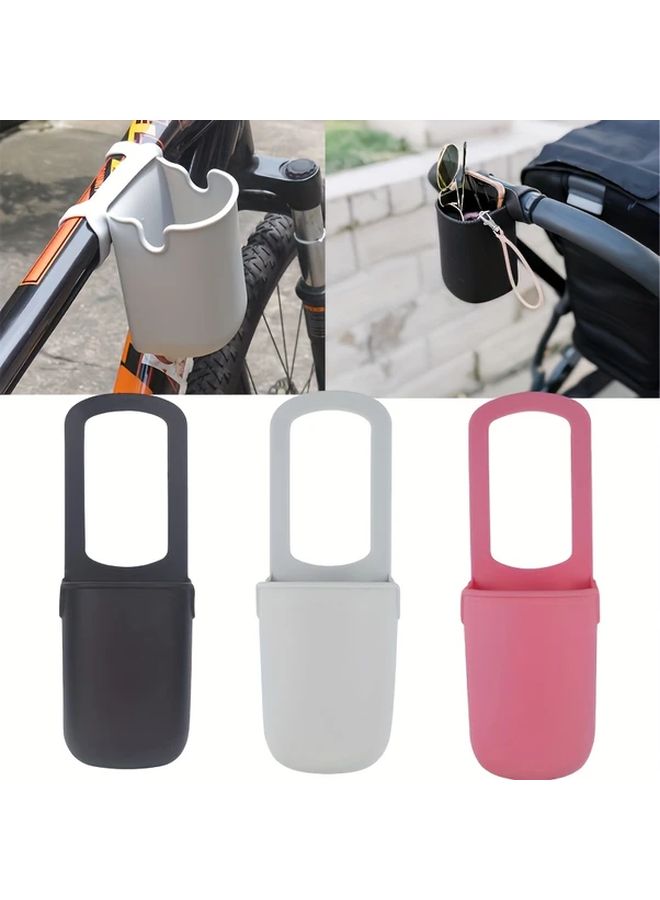 Plant Green Foldable Silicone Bike Cup Holder Easy Installation Multi Bottle Capacity - Image 1