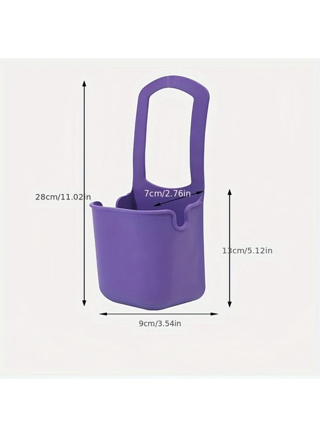 Plant Green Foldable Silicone Bike Cup Holder Easy Installation Multi Bottle Capacity - Image 2
