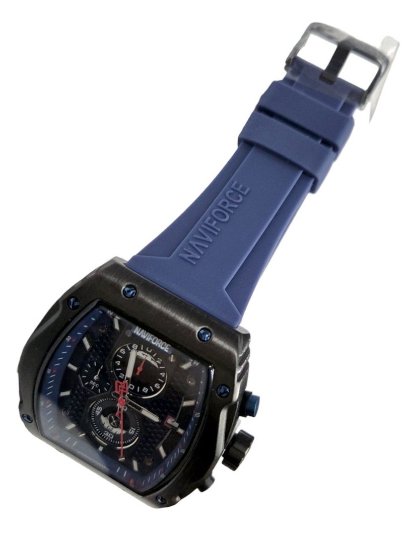 NAVIFORCE New NAVIFORCE NF8059 Men Watch Sport Luxury Chronograph, Wristwatch Silicone Strap Quartz Clock - Image 5