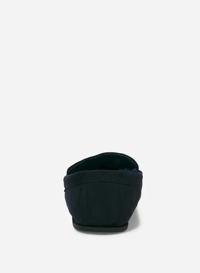 JACK & JONES Faux Fur Trim Moccasins