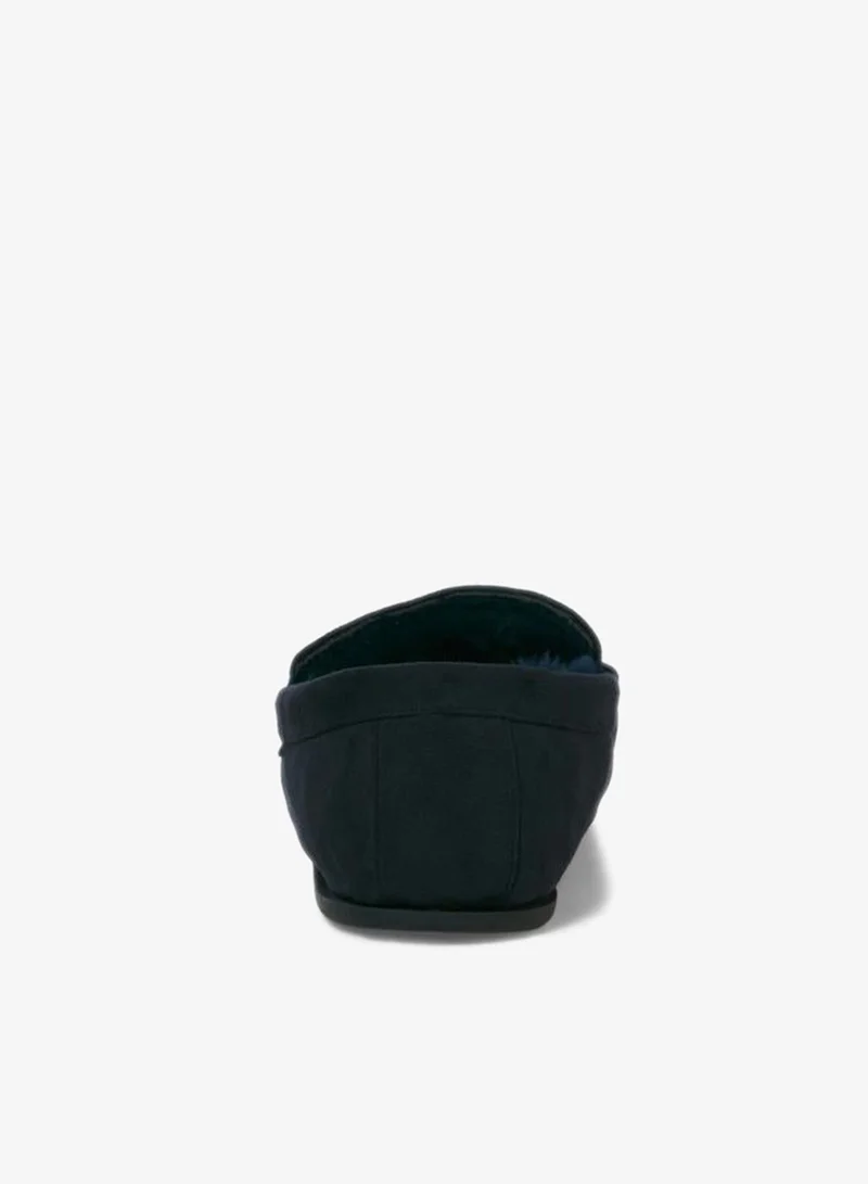 JACK & JONES Faux Fur Trim Moccasins