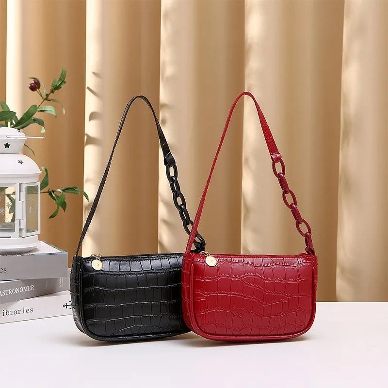 Y&D 2023  Hobo Ladies Cheap Handbags Crocodile Print Women's Shoulder Chain Bag for Girl Mini Shoulder Bags - Image 5