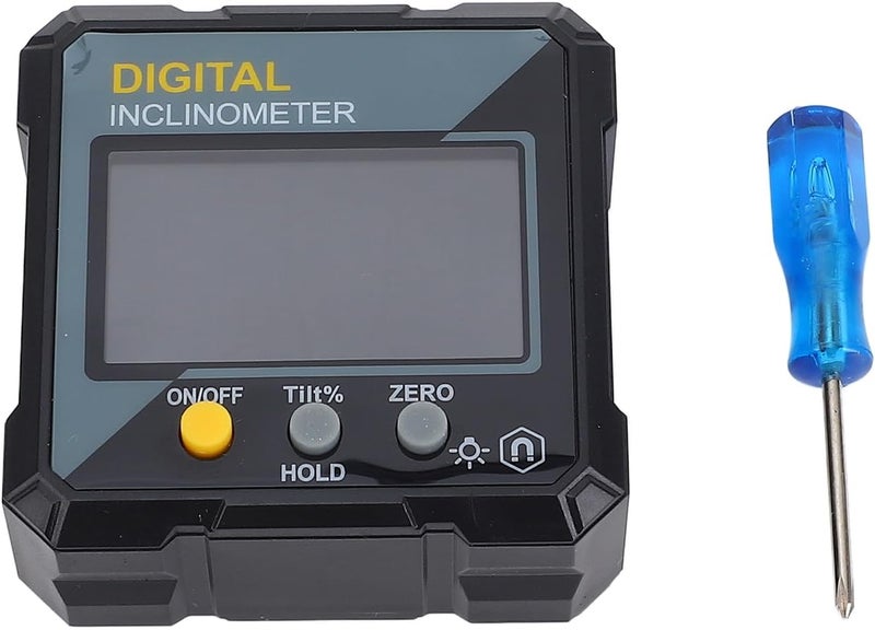 Portable Digital Inclinometer with LCD Backlight for Construction Work Accurate Measurement for Builders and DIY Enthusiasts (Green) - Image 3