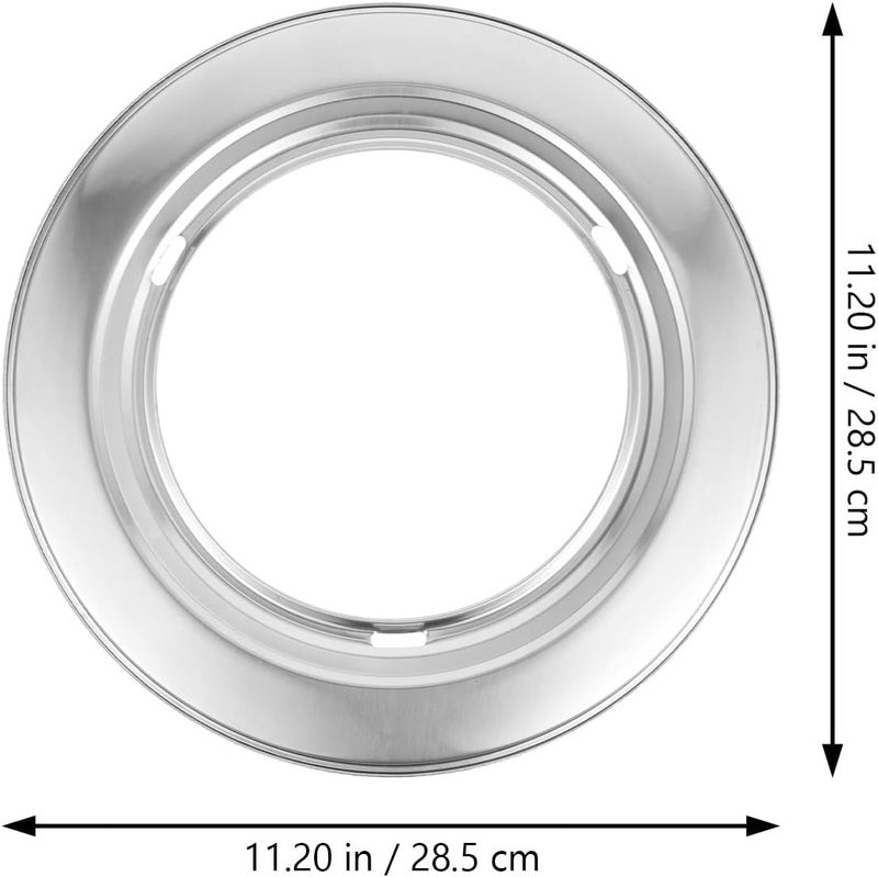 Stainless Steel Steamer Ring Rack 28.5cm Kitchen Steaming Adapter for Steamers Household Cooker Accessory Food Steaming Stand for Stove Use - Image 2