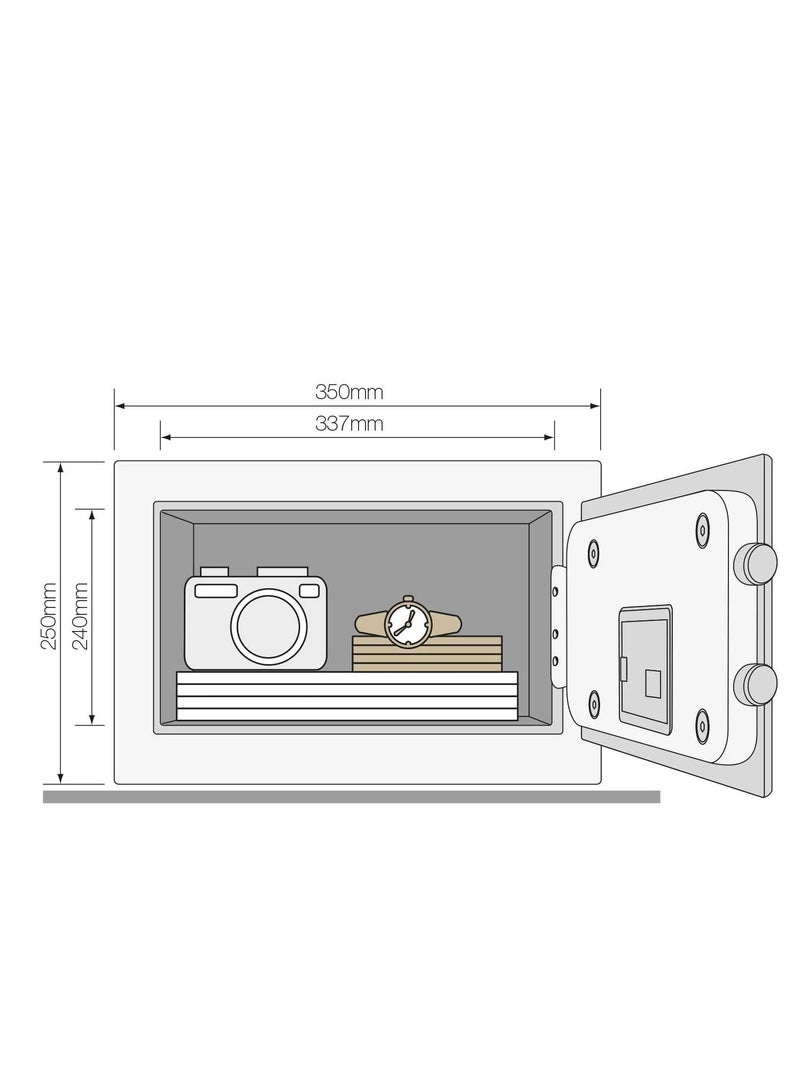 Yale Maximum Security Fingerprint Safe Home - Image 3