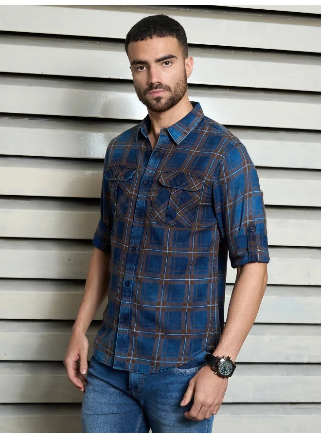 HIGH STAR Men’s Regular Fit Multicolour Shirts – Stylish and Relaxed