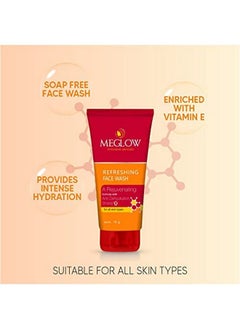 Refreshing & Rejuvenating Face Wash Pack Of 2 (70G Each) With Anti Dehydration Shield ;; Soap Free Face Wash For All Skin Types ;;Helps To Make Skin Soft Supple And Fresh (Unisex) - pzsku/Z8D95FB7B87BF7E267DB7Z/45/_/1658555548/b3f4578d-0d37-4a24-b231-ec44b6445e72