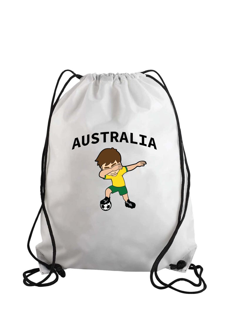 برينت شوب فور مي حقيبة برباط كرة القدم الأسترالية أو حقيبة ظهر مناسبة للبالغين والأطفال ومحبي الرياضة (تصميم 2) - Image 1