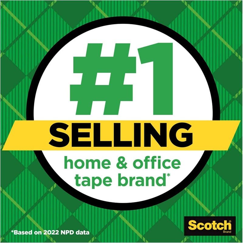 3M Scotch Brand Magic Tape with Dispenser, Writeable, Matte Finish - 1 Roll - Image 3