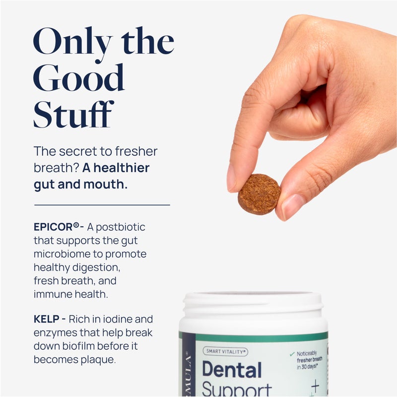 Veterinary Formula Dental Health Supplement for Dogs â€“ Vet-Formulated Chews with EpiCorÂ® & Kelp â€“ Smart Vitality Supports Plaque, Tartar, Breath & Oral Health, 60 Soft Chews - Image 3