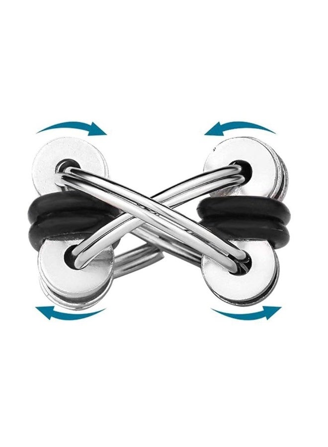 DBlosp Fidget Toy Flippy Chain Stress Anxiety Relief Chain ADHD and ADD, Anxiety Relief Bike Chain Toys for Adults and Teens ï¼ˆ3 Packï¼‰ - Image 4