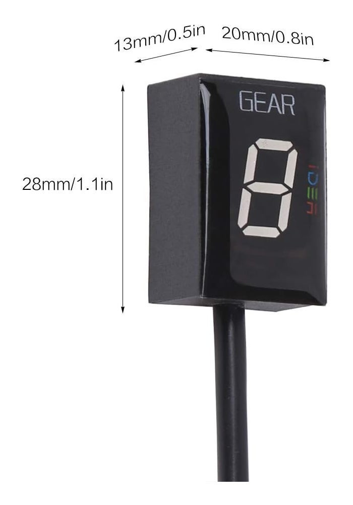 IDEA Waterproof Motorcycle Gear Indicator LED Display for Yamaha CE21YAM001 - Image 5