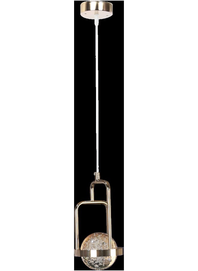 Hummer Modern 2 meter gold chandelier with lighting color, 3 lights, 60 watts 