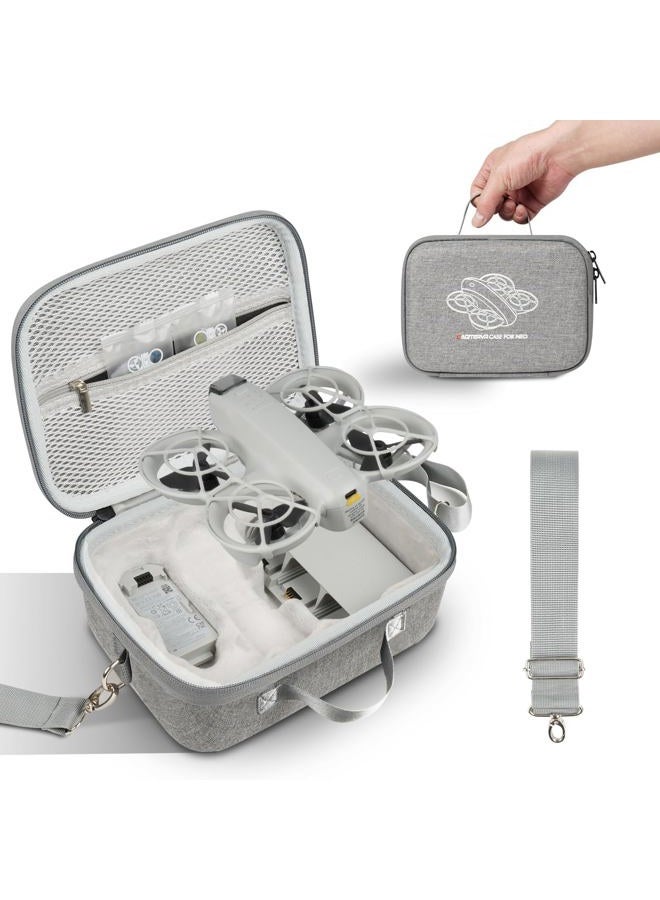 GAGITERVR N2S Neo Combo Hard Carrying Case, Travel Shoulder Bag with Soft Velvet Lining, Portable Protection for DJI Neo Drone, Up to 5 Batteries, Charging Hub & Accessories, Ideal for Trip & Storage - Image 1