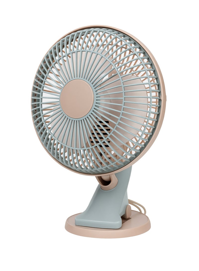 Mini Desk Fan cartoon fashion - 2 Speeds - Lightweight Rotatable Design - High Performance Motor - Environmentally Friendly - Energy Saving - Brown/Beige Color - Image 1