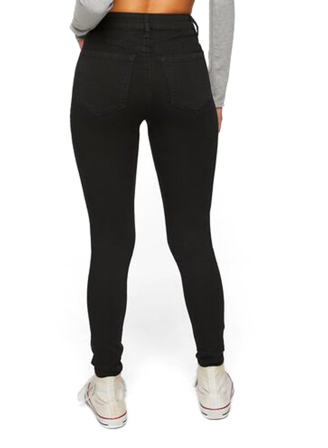 FOREVER 21 بنطال جينز متعرج ضيق للغاية - Image 3