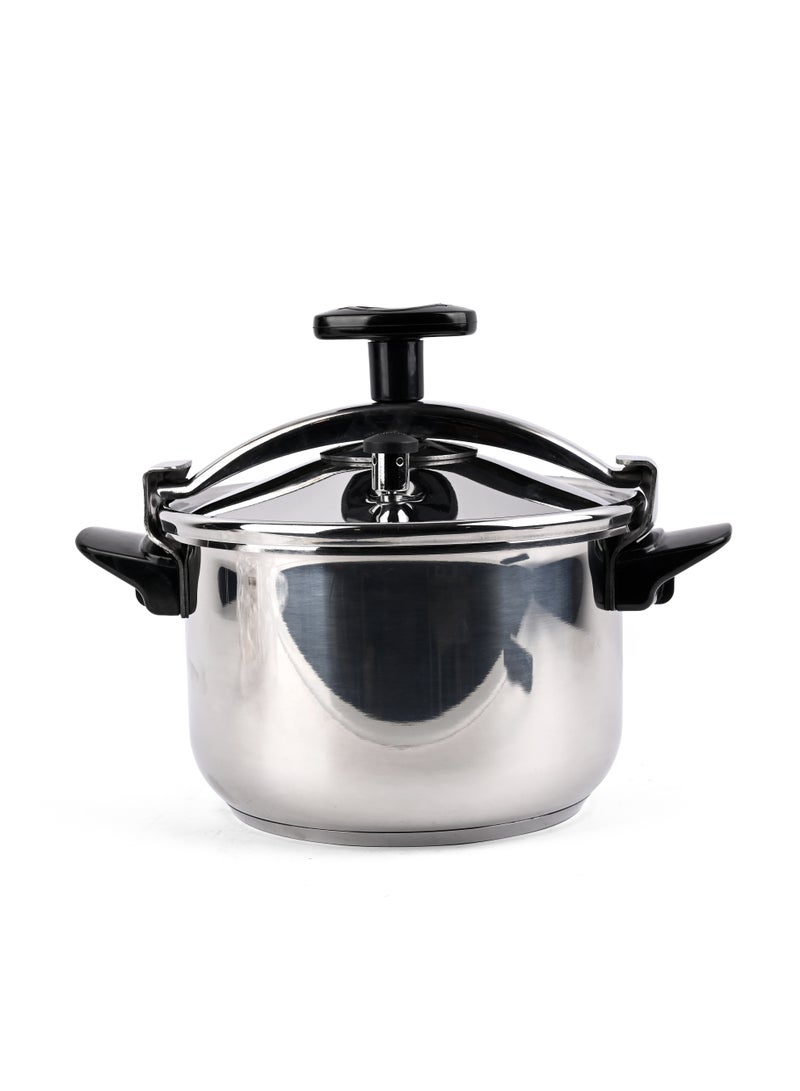 أولييرو قدر ضغط من الستانلس ستيل المقاوم للصدأ عالي الجودة للطهي الآمن والفعال سعة 7 لترات - Image 2
