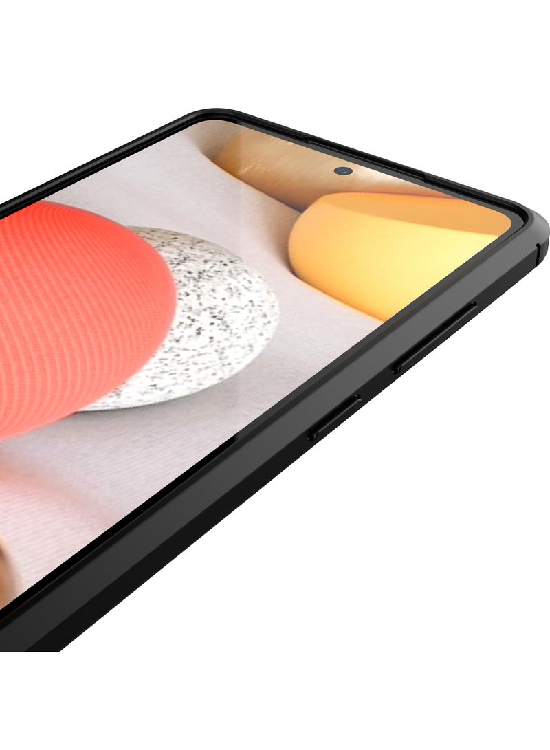 أوتو فوكس جراب حمايه سيليكون تصميم2 مقاوم للصدمات حمايه للكاميرا متوافق مع  Samsung Galaxy A52s/A52 (اسود) - Image 4