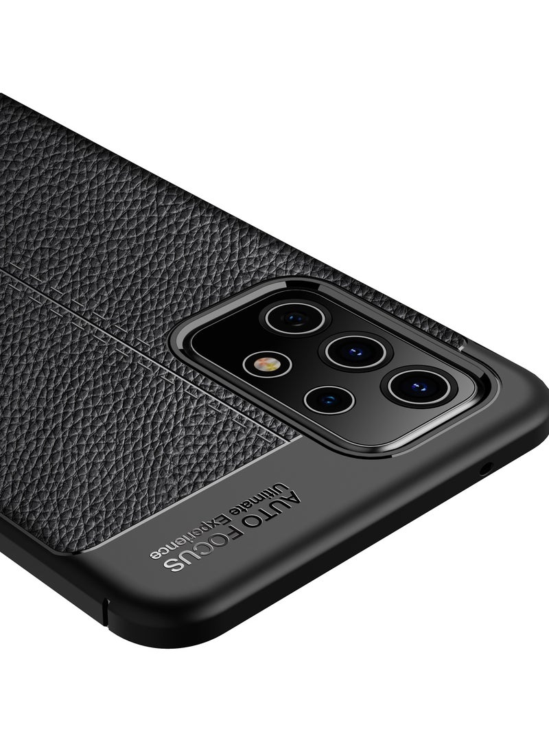 أوتو فوكس جراب حمايه سيليكون تصميم2 مقاوم للصدمات حمايه للكاميرا متوافق مع  Samsung Galaxy A52s/A52 (اسود) - Image 5