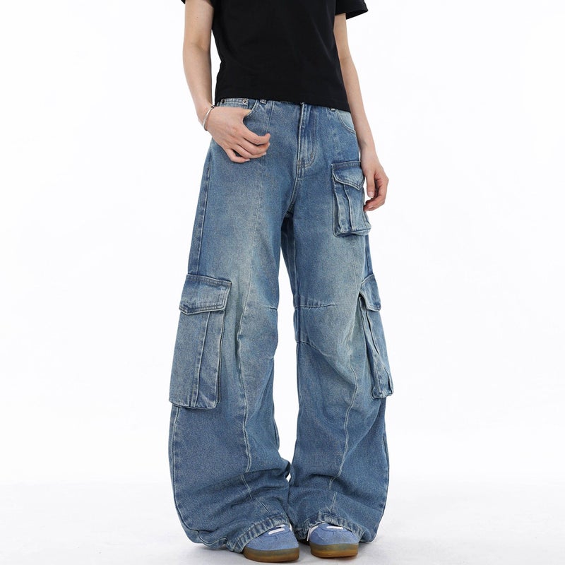 Vintage Classic European-American Design Daily Commute Jeans  Size_S - Image 3