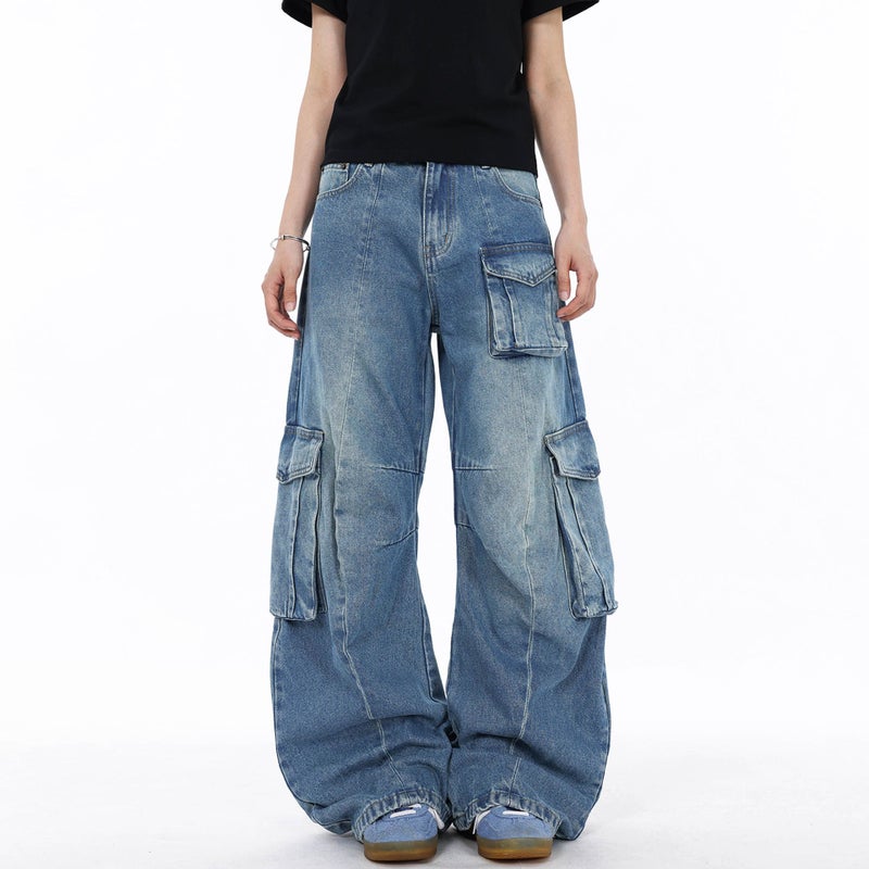 Vintage Classic European-American Design Daily Commute Jeans  Size_S - Image 1