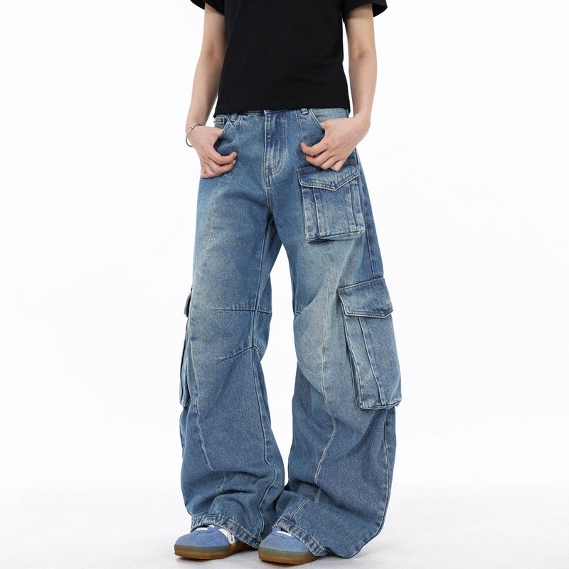 Vintage Classic European-American Design Daily Commute Jeans  Size_S - Image 4
