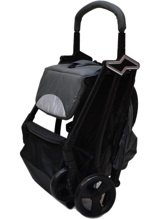SMR Kids Z2 Easy Fold Compact Lightweight Stroller (Grey) - Image 4