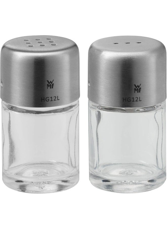 WMF - WMF Bel Gusto Mini Salt and Pepper Shaker Set, Silver - Image 1