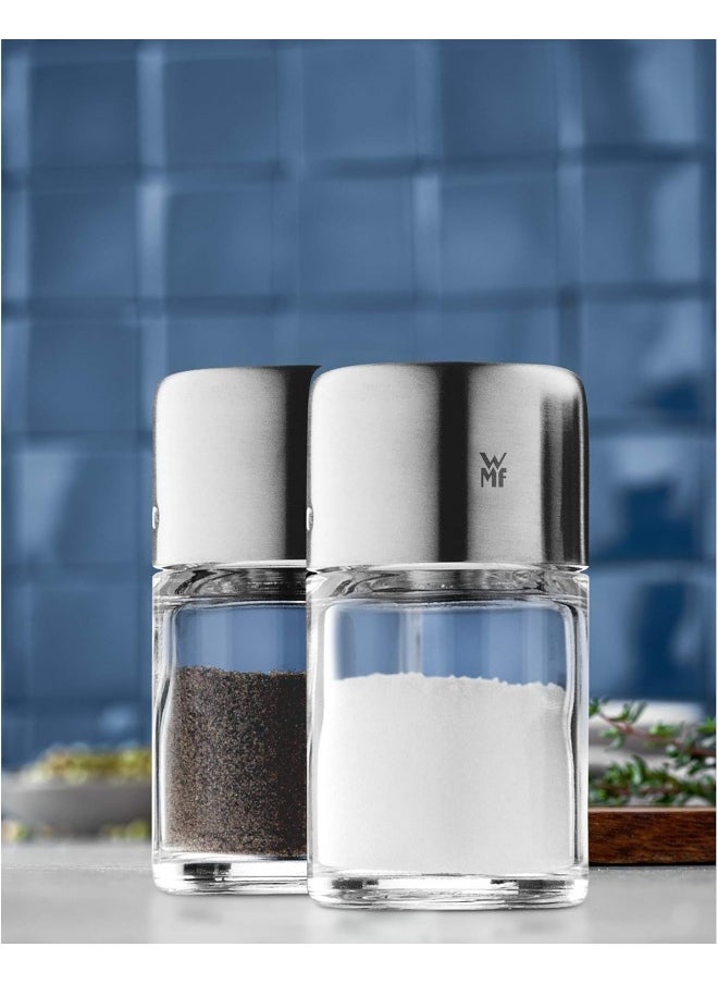 WMF - WMF Bel Gusto Mini Salt and Pepper Shaker Set, Silver - Image 1
